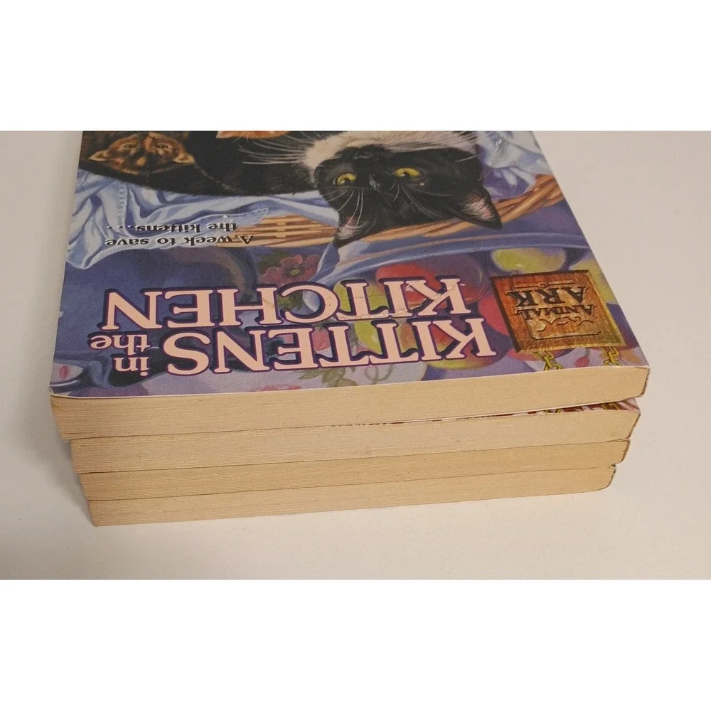 Animal Ark Lot of 4 Paperback Books Ben Baglio: Lamb, Puppies, Fox, Kittens